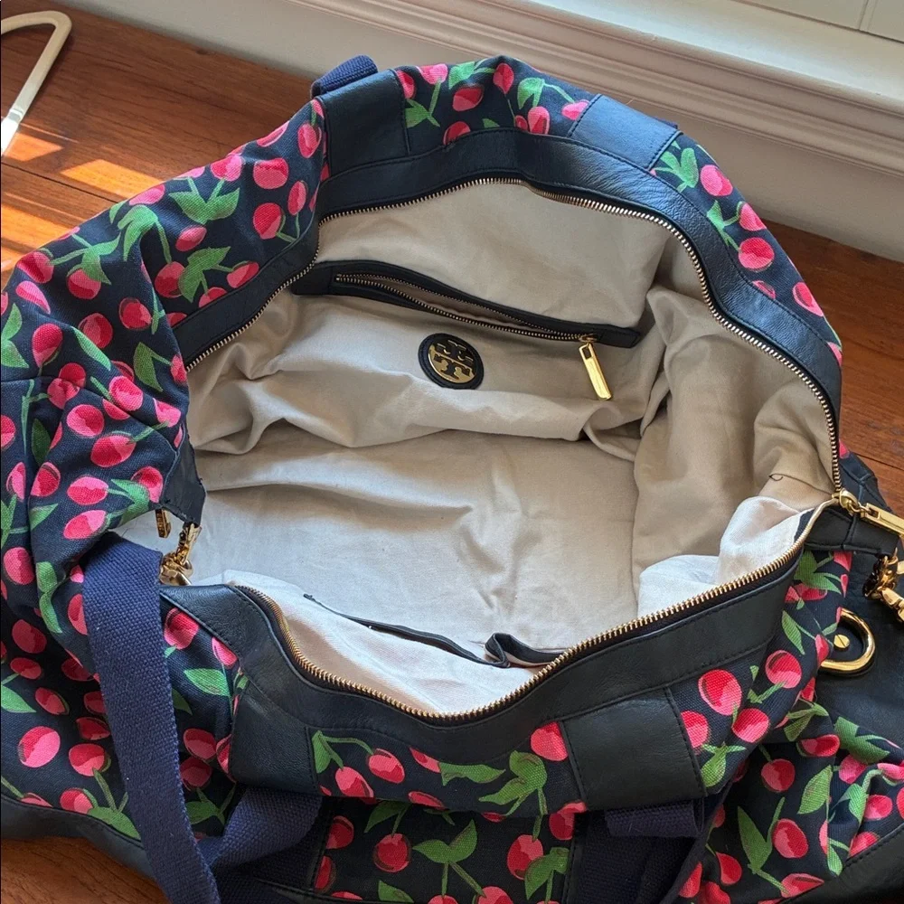 Tory Burch canvas weekender